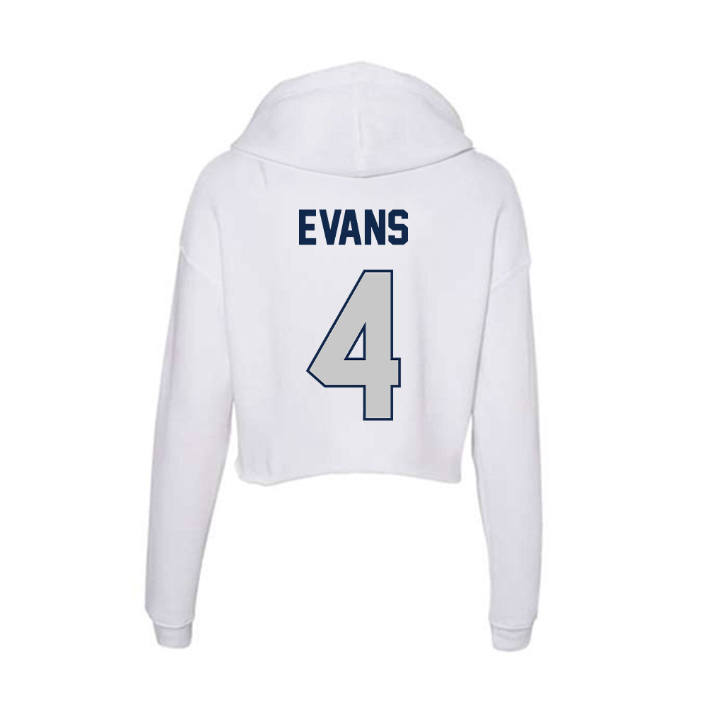 BU - NCAA Women's Volleyball : Lauren Evans - Women's Crop Fleece Hoodie-1