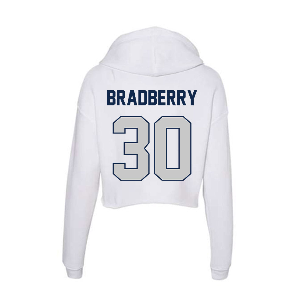 Butler - NCAA Baseball : Grayson Bradberry - Women's Crop Fleece Hoodie-1