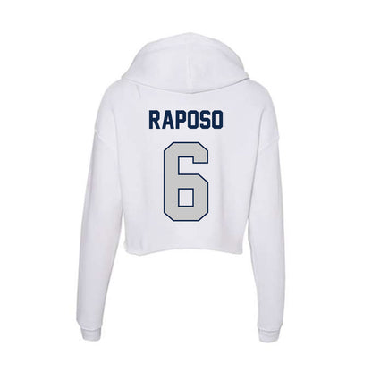 Butler - NCAA Men's Soccer : Bernardo Raposo - Women's Crop Fleece Hoodie-1