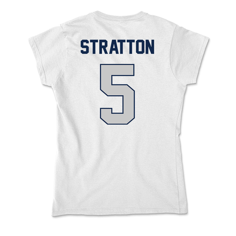Butler - NCAA Football : Jackson Stratton - Soft Style Women’s T-Shirt-1