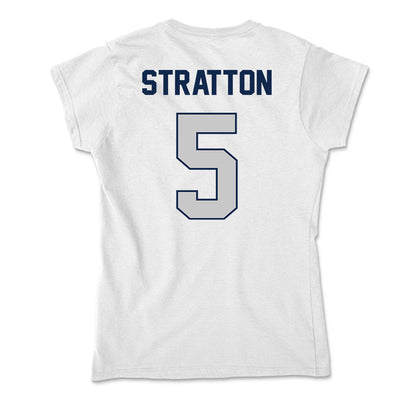 Butler - NCAA Football : Jackson Stratton - Soft Style Women’s T-Shirt-1