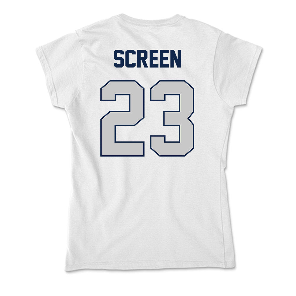 BU - NCAA Men's Basketball : Andre Screen - Soft Style Women’s T-Shirt-1