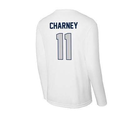 BU - NCAA Baseball : Drew Charney - Performance Long Sleeve T-Shirt-1