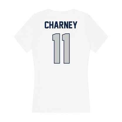 BU - NCAA Baseball : Drew Charney - Women's V-Neck T-Shirt-1