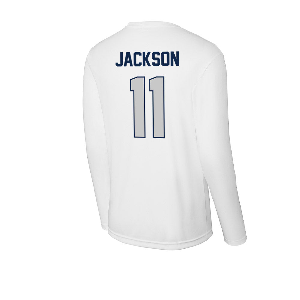 BU - NCAA Women's Basketball : Nevaeh Jackson - Activewear Long Sleeve T-Shirt-1