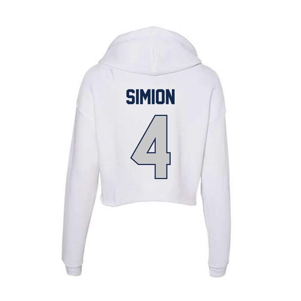 BU - NCAA Women's Soccer : Cecelia Simion - Women's Crop Fleece Hoodie-1