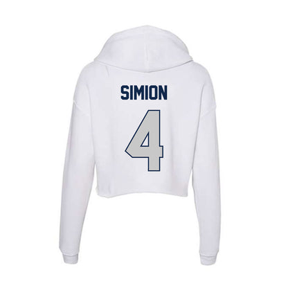 BU - NCAA Women's Soccer : Cecelia Simion - Women's Crop Fleece Hoodie-1