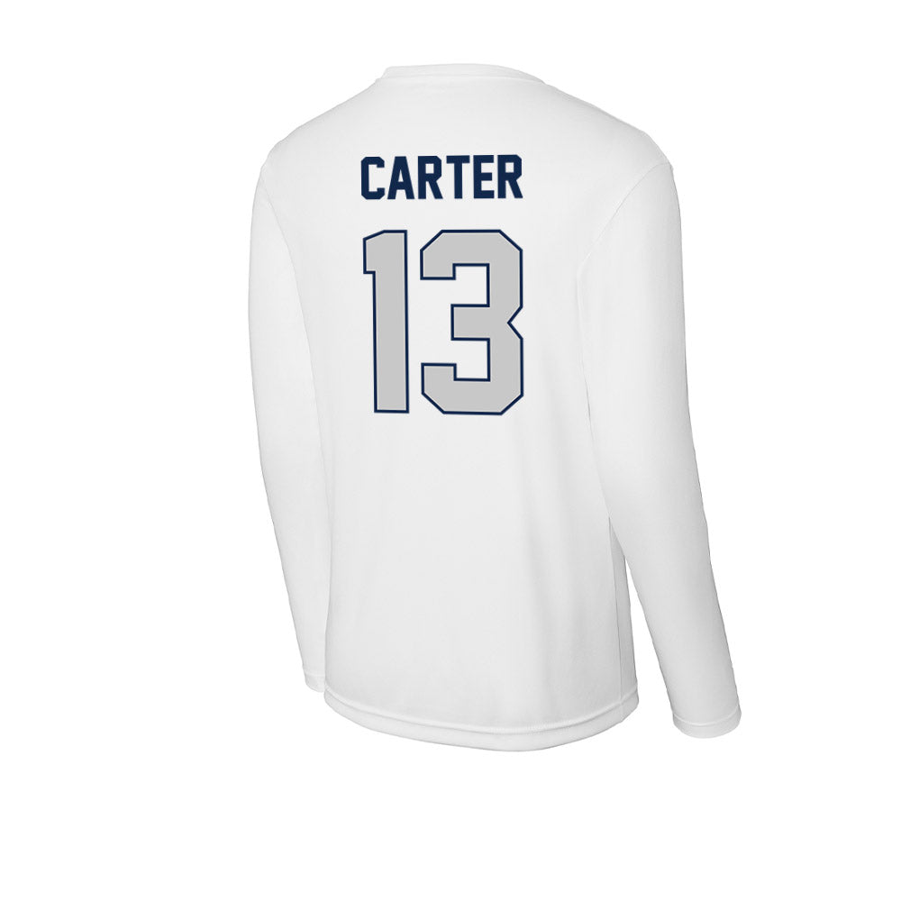 BU - NCAA Baseball : Xavier Carter - Performance Long Sleeve T-Shirt-1