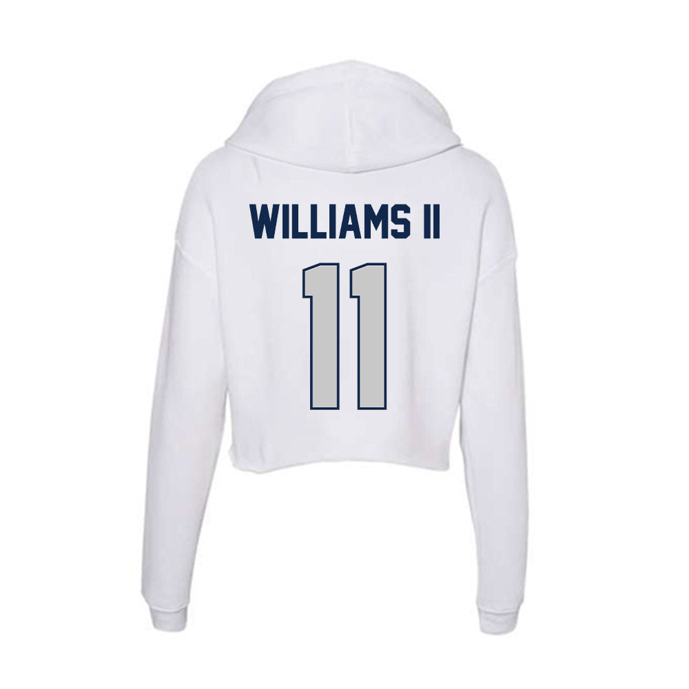 BU - NCAA Football : Steven Williams II - Women's Crop Fleece Hoodie-1