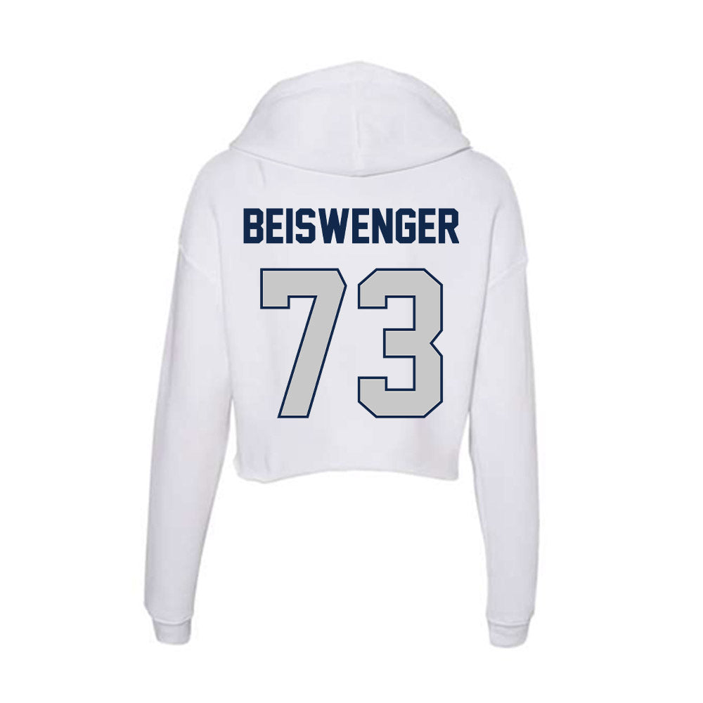 Butler - NCAA Football : Cameron Beiswenger - Women's Crop Fleece Hoodie-1