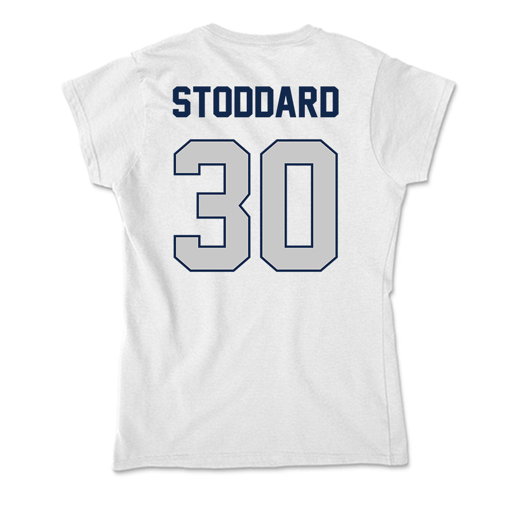 BU - NCAA Women's Basketball : Abby Stoddard - Soft Style Women’s T-Shirt-1