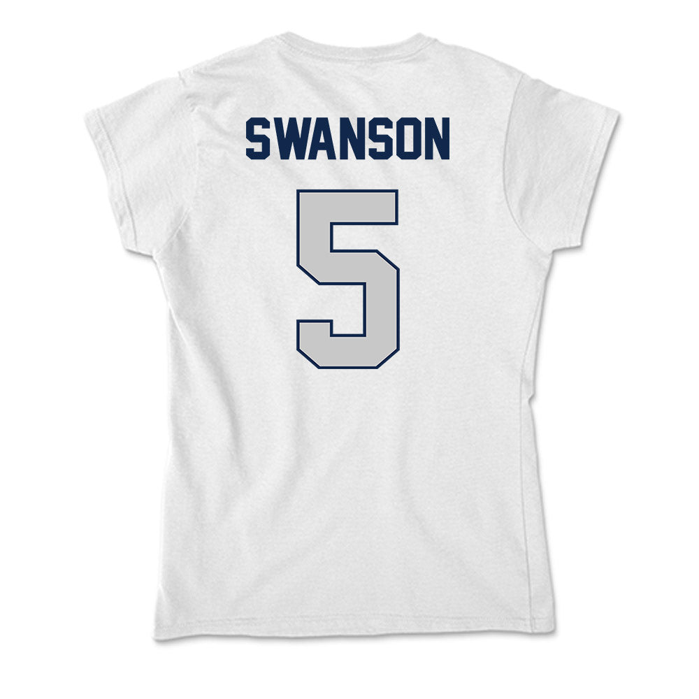 BU - NCAA Women's Basketball : Mckenzie Swanson - Soft Style Women’s T-Shirt-1