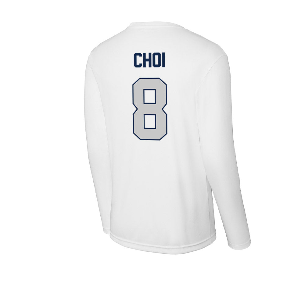 BU - NCAA Baseball : Ian Choi - Performance Long Sleeve T-Shirt-1