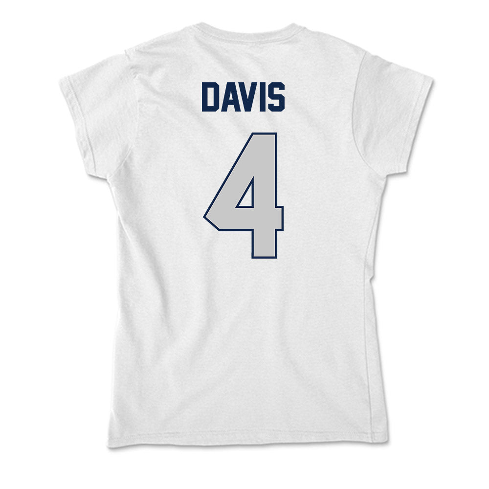 BU - NCAA Men's Basketball : DJ Davis - Soft Style Women’s T-Shirt-1