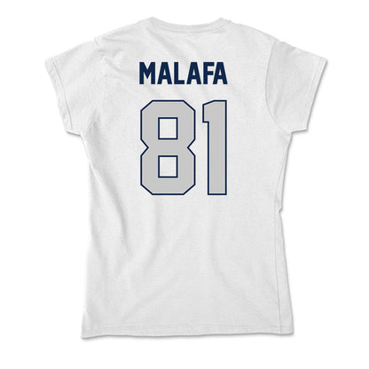 BU - NCAA Football : Ethan Malafa - Soft Style Women’s T-Shirt-1