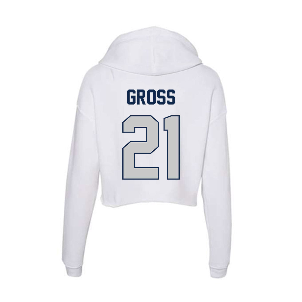 BU - NCAA Softball : Kaylee Gross - Women's Crop Fleece Hoodie-1