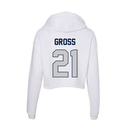 BU - NCAA Softball : Kaylee Gross - Women's Crop Fleece Hoodie-1