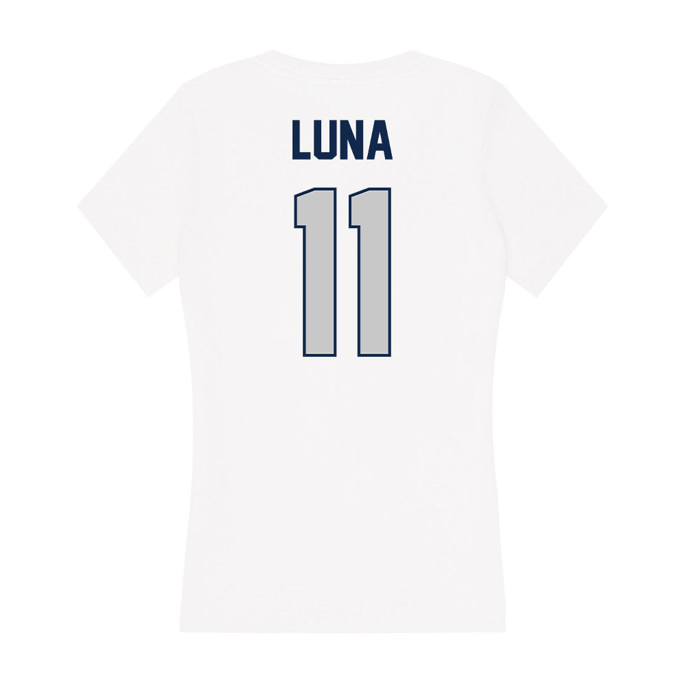 BU - NCAA Men's Soccer : Jose Luna - Women's V-Neck T-Shirt-1