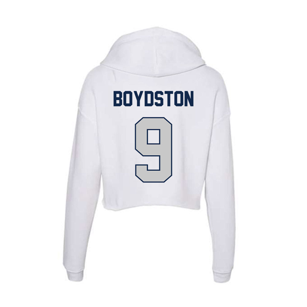 BU - NCAA Softball : Alona Boydston - Women's Crop Fleece Hoodie-1