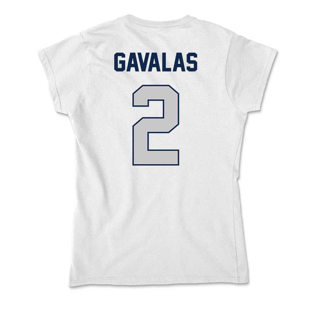 BU - NCAA Men's Basketball : Artemios Gavalas - Soft Style Women’s T-Shirt-1