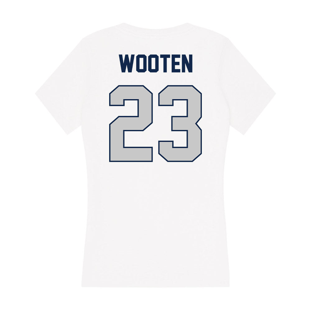 BU - NCAA Football : Luke Wooten - Women's V-Neck T-Shirt-1