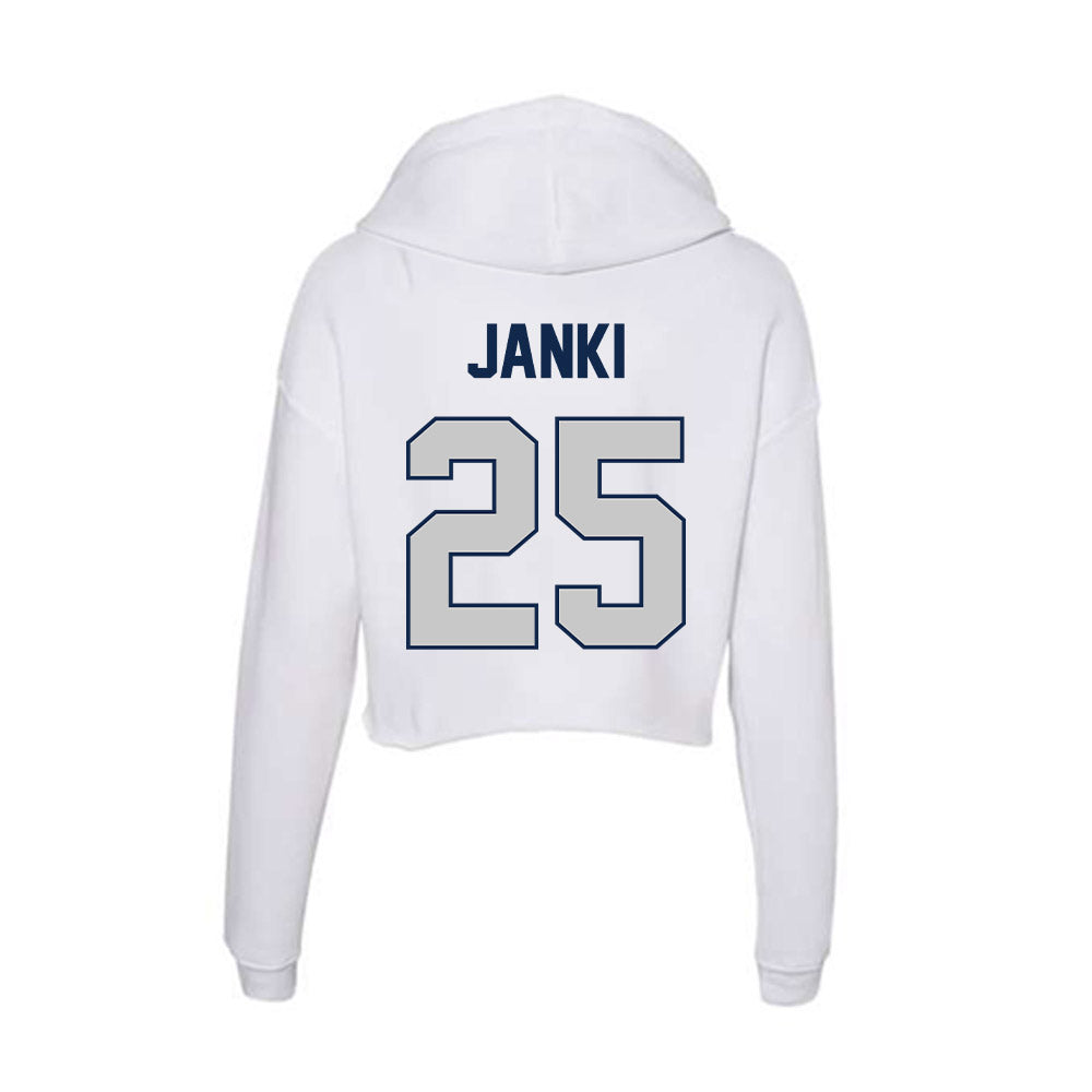 BU - NCAA Football : Beck Janki - Women's Crop Fleece Hoodie-1