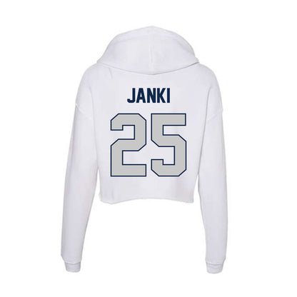 BU - NCAA Football : Beck Janki - Women's Crop Fleece Hoodie-1