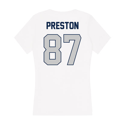 BU - NCAA Football : Brady Preston - Women's V-Neck T-Shirt-1