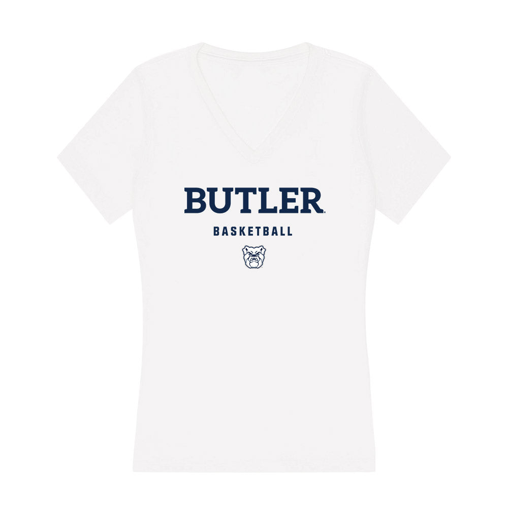BU - NCAA Women's Basketball : Saniya Jackson - Women's V-Neck T-Shirt-0