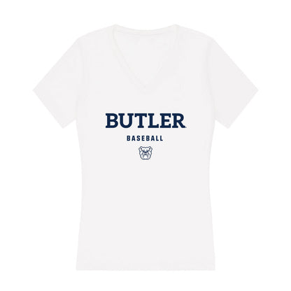 BU - NCAA Baseball : Keegan Connors - Women's V-Neck T-Shirt-0