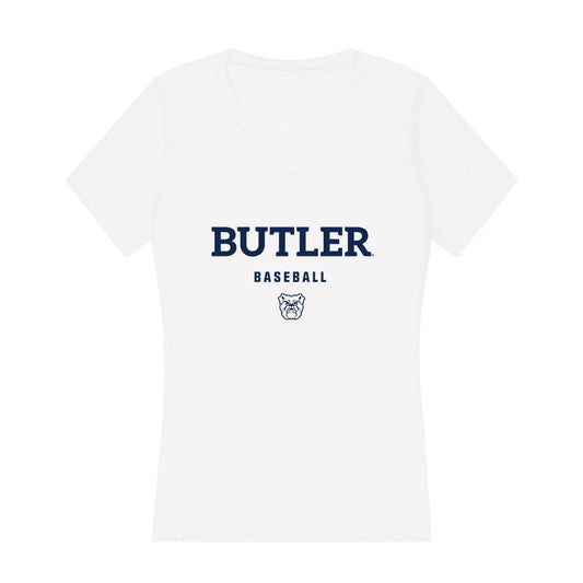 BU - NCAA Baseball : Xavier Carter - Women's V-Neck T-Shirt-0