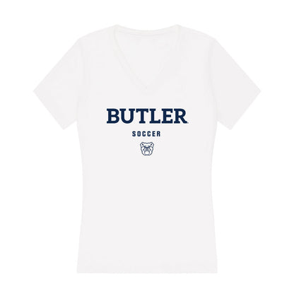 Butler - NCAA Men's Soccer : Bernardo Raposo - Women's V-Neck T-Shirt-0