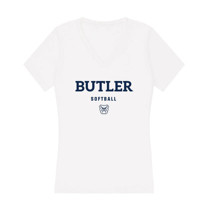 BU - NCAA Softball : Kaylee Gross - Women's V-Neck T-Shirt-0