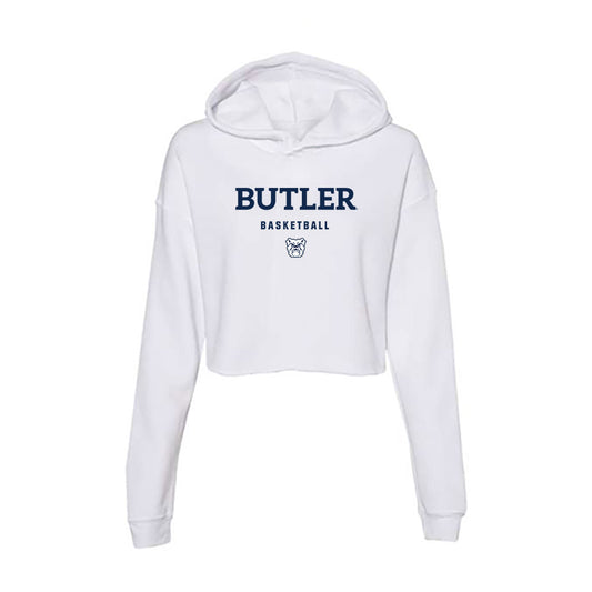 BU - NCAA Men's Basketball : Landon Moore - Women's Crop Fleece Hoodie-0