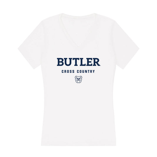 Butler - NCAA Women's Cross Country : Lila Volkers - Women's V-Neck T-Shirt-0