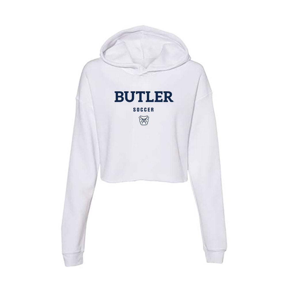 Butler - NCAA Women's Soccer : Kate Malin - Women's Crop Fleece Hoodie-0