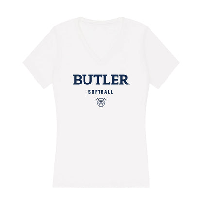 BU - NCAA Softball : Alona Boydston - Women's V-Neck T-Shirt-0
