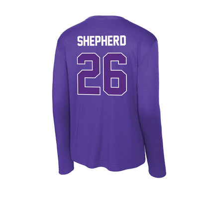 North Alabama - NCAA Baseball : William Shepherd - Performance Long Sleeve T-Shirt-1