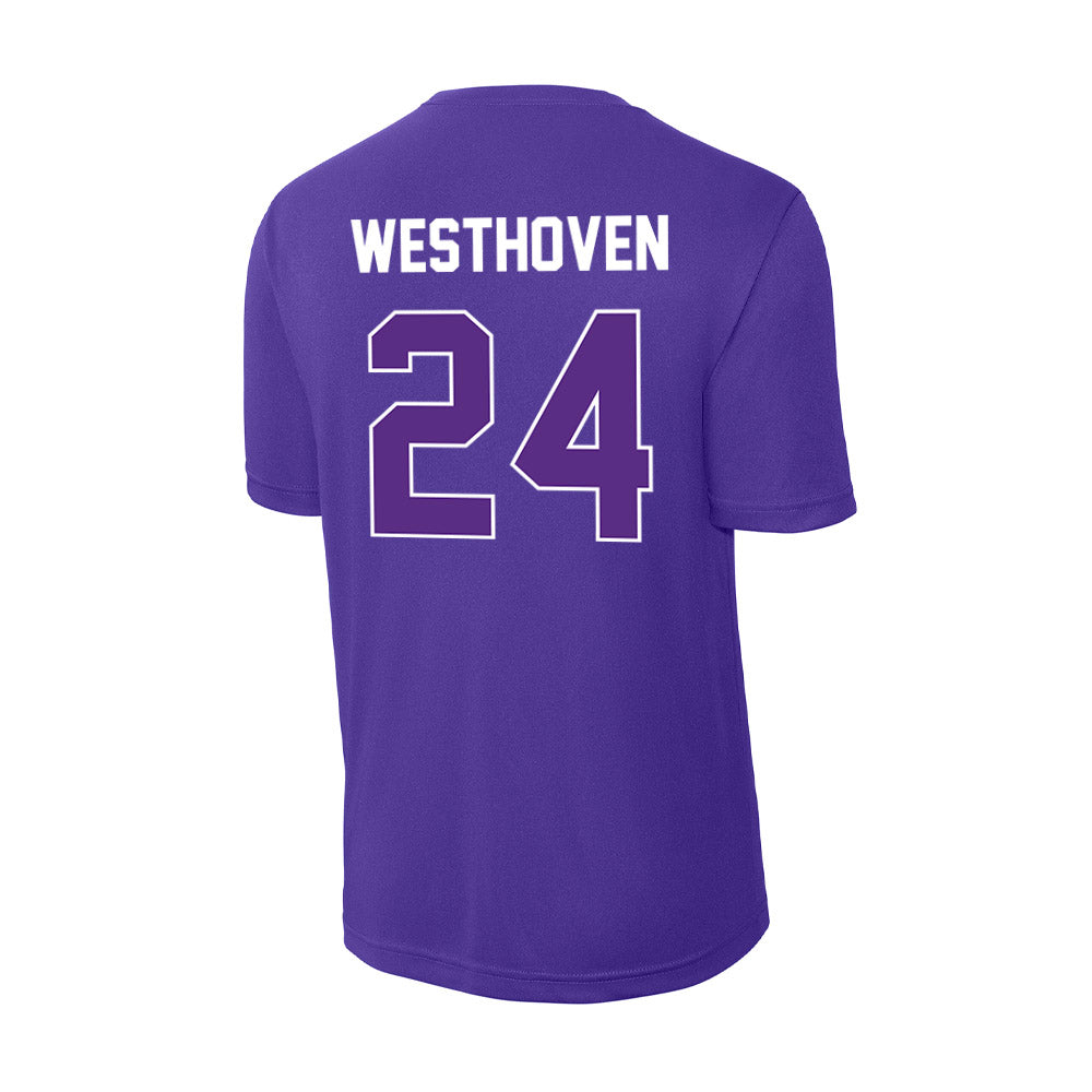 North Alabama - NCAA Softball : Lindsey Westhoven - Activewear T-Shirt-1