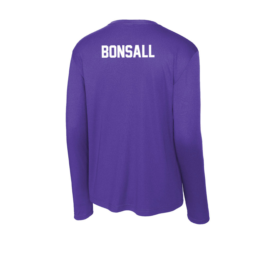 North Alabama - NCAA Men's Cross Country : Noah Bonsall - Performance Long Sleeve T-Shirt-1