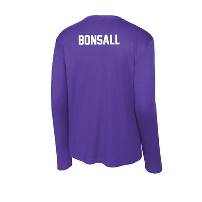 North Alabama - NCAA Men's Cross Country : Noah Bonsall - Performance Long Sleeve T-Shirt-1