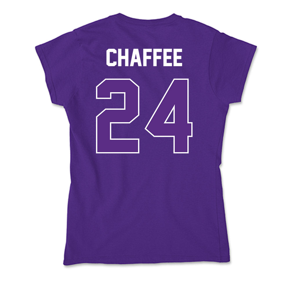 North Alabama - NCAA Men's Basketball : Mitchell Chaffee - Soft Style Women’s T-Shirt-1