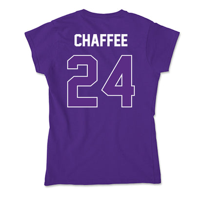 North Alabama - NCAA Men's Basketball : Mitchell Chaffee - Soft Style Women’s T-Shirt-1