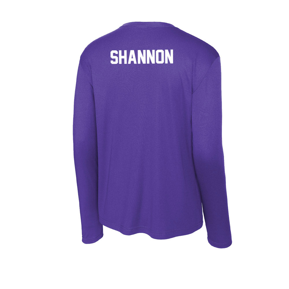 North Alabama - NCAA Men's Cross Country : Aidan Shannon - Performance Long Sleeve T-Shirt-1