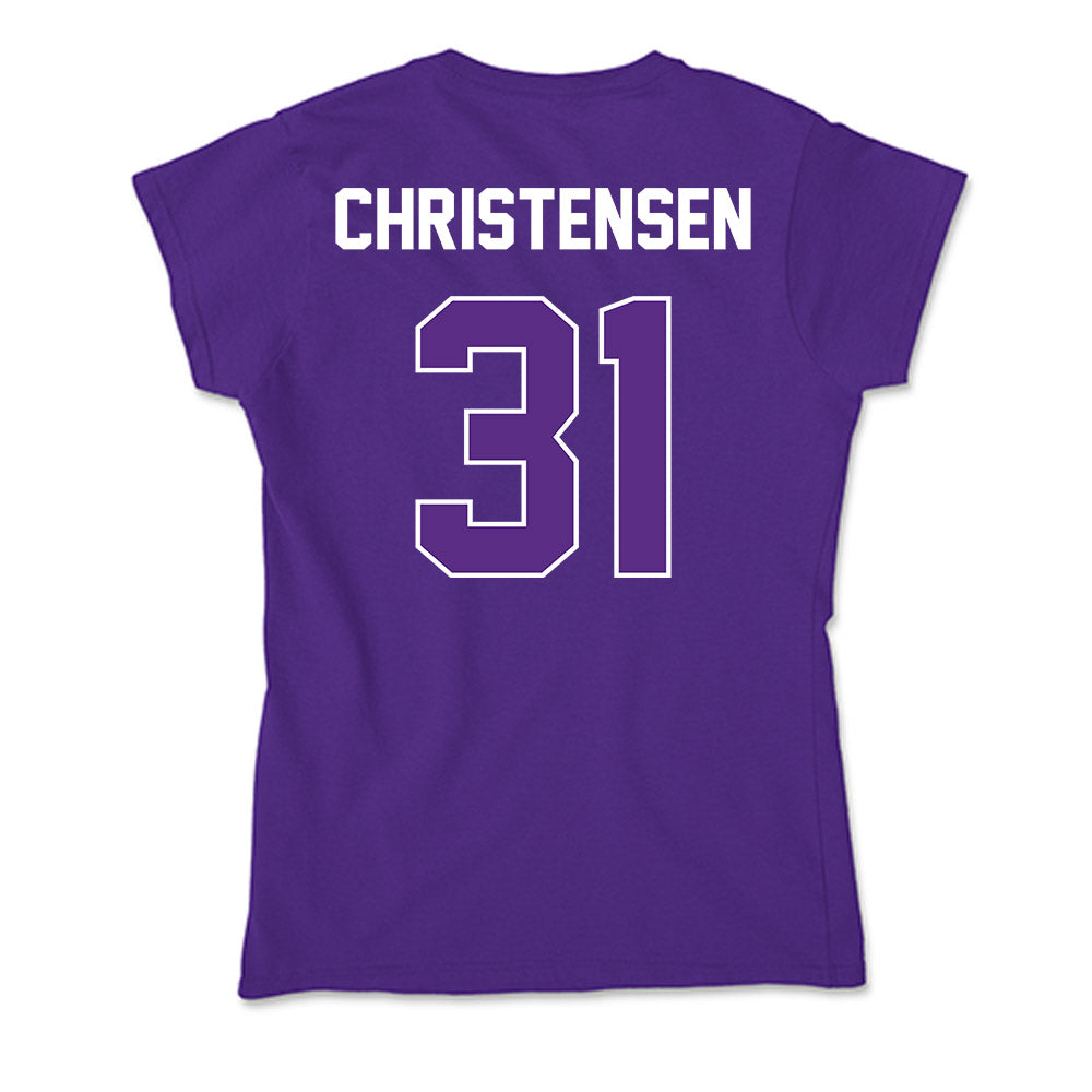 North Alabama - NCAA Football : Micah Christensen - Soft Style Women’s T-Shirt-1