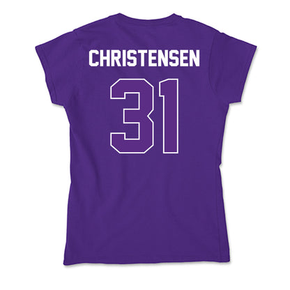 North Alabama - NCAA Football : Micah Christensen - Soft Style Women’s T-Shirt-1