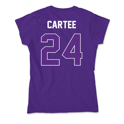 North Alabama - NCAA Softball : Lillyanna Cartee - Soft Style Women’s T-Shirt-1