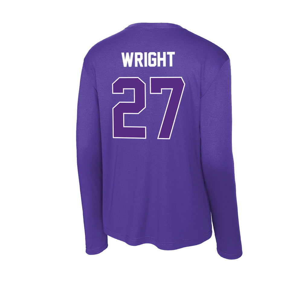 North Alabama - NCAA Softball : Claire Wright - Activewear Long Sleeve T-Shirt-1