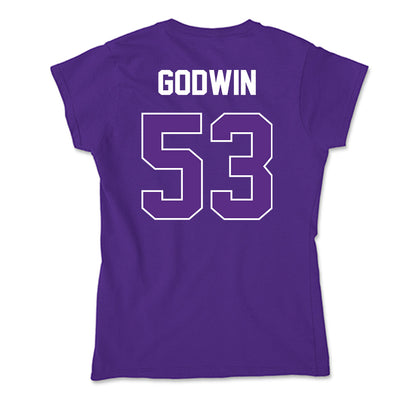 North Alabama - NCAA Football : Evan Godwin - Soft Style Women’s T-Shirt-1