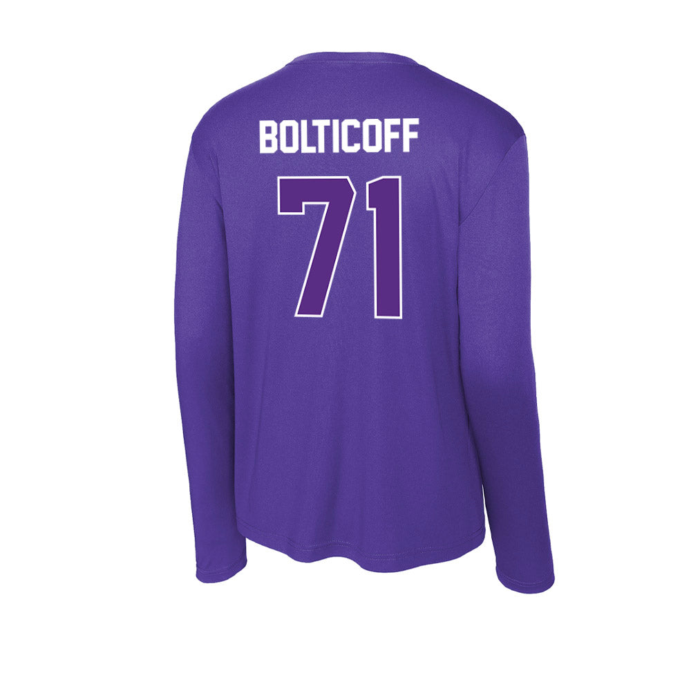 North Alabama - NCAA Football : Noah Bolticoff - Activewear Long Sleeve T-Shirt-1